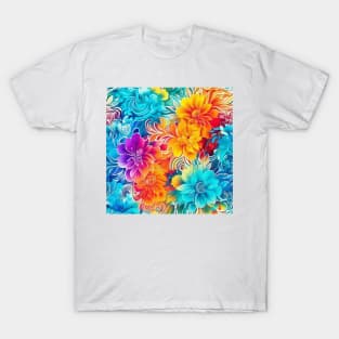 Rainbow flowers T-Shirt